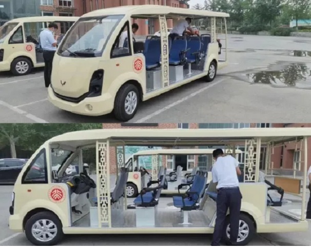 五菱观光车在景区扮演什么样的角色？